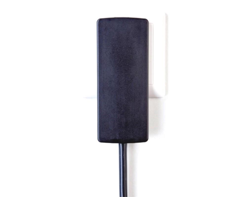 Schulte EVOline Plug 00.001 Flachstecker beweglich schwarz