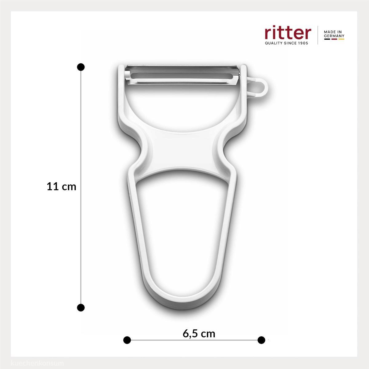 Ritter Sparschäler 203025 mit mobiler beweglicher Klinge Edelstahl
