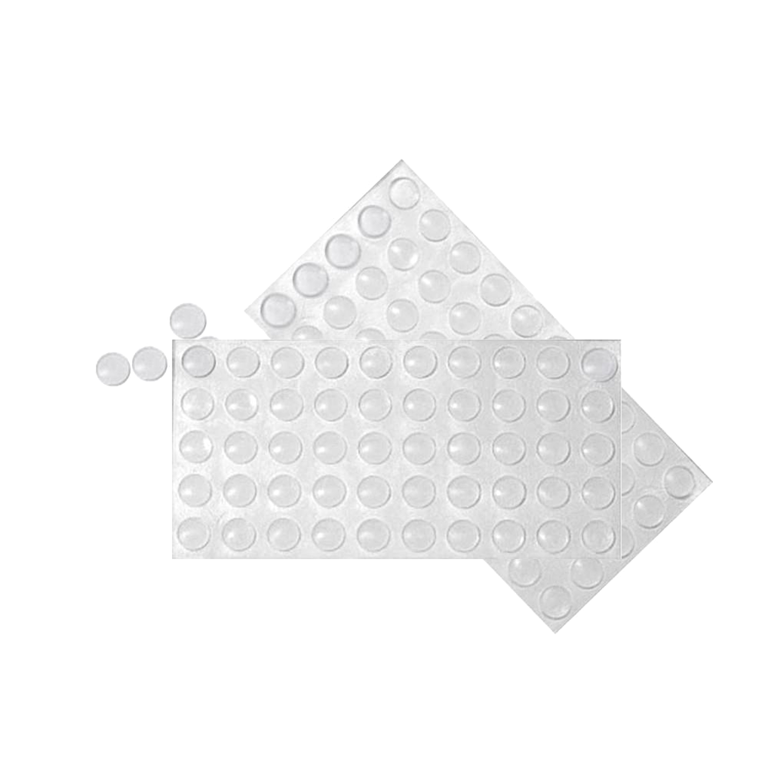 Türanschlagpuffer selbstklebend 8 x 1,6 Möbelpuffer transparent 100 Stück