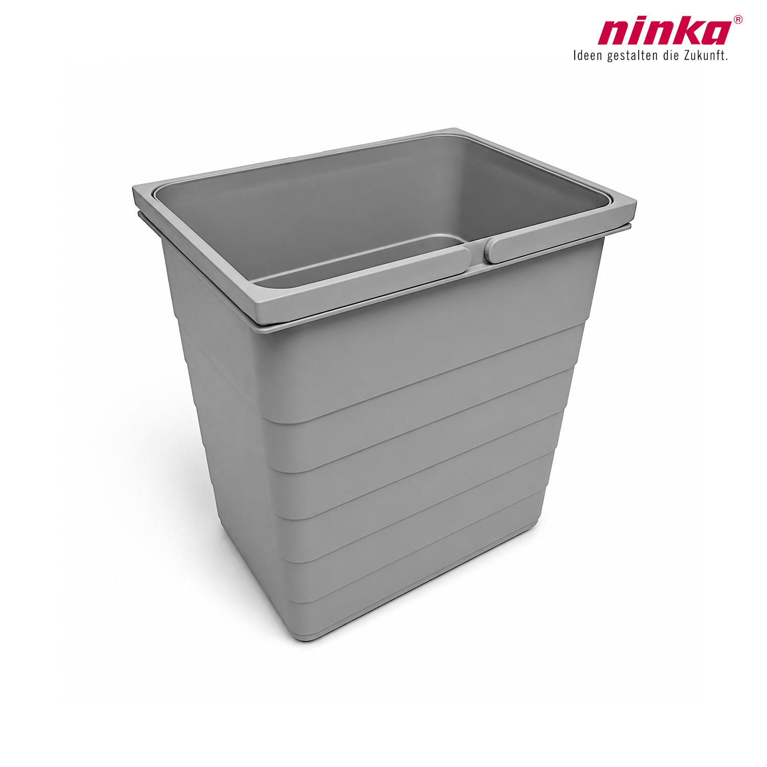 ninka Inneneimer-Set 5055.92 hellgrau 2x 17 + 2x 8 Liter 310 mm Höhe