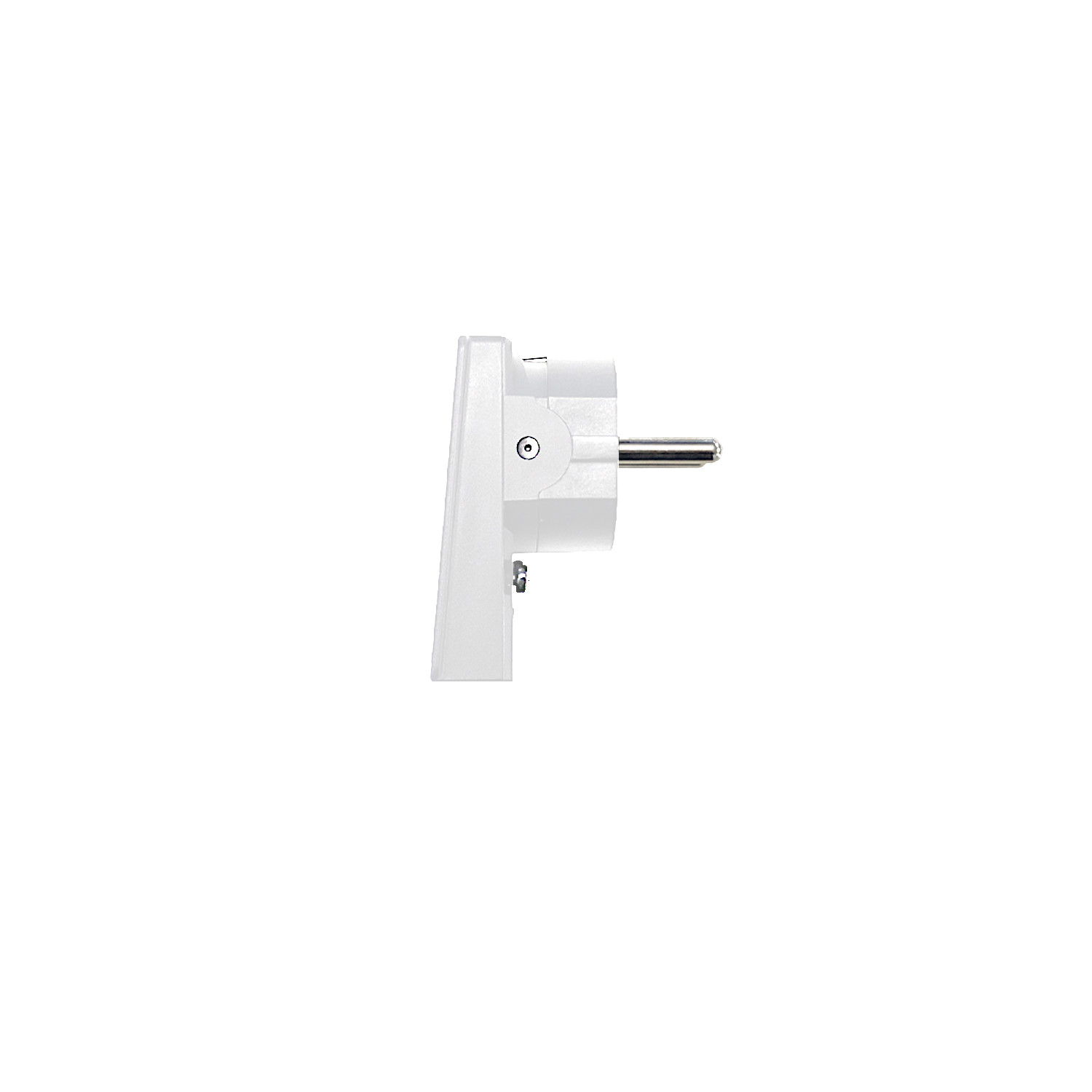 Schulte EVOline PlugMiniFix 01.513 Flachstecker weiß