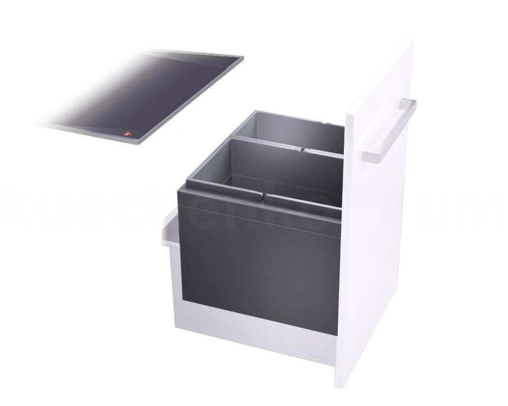 Hailo Abfallsammler 3631581 XL Inset 500 18/28 Triple-XL 18 + 28 Liter