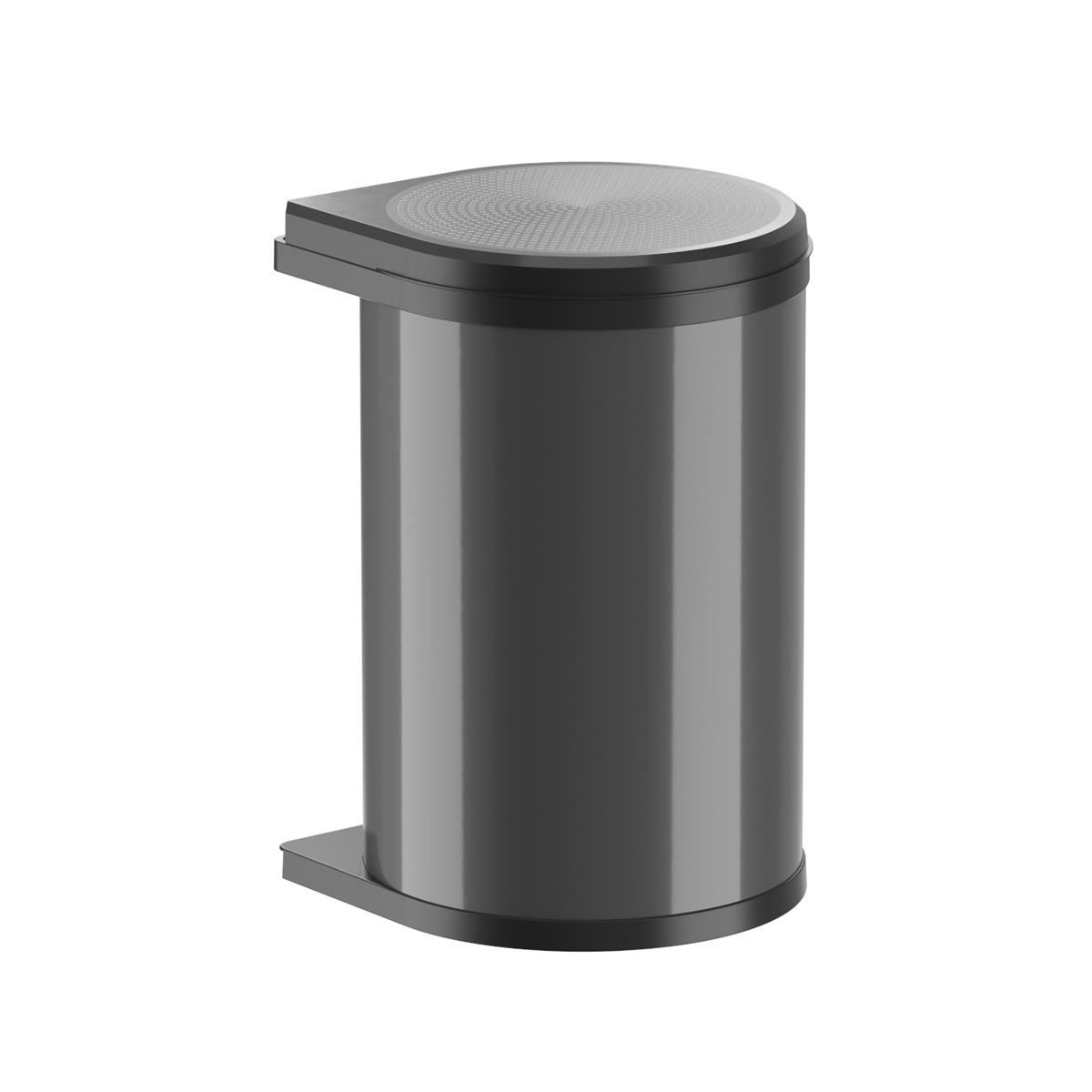 Hailo Abfallsammler 3520071 schwenkbar Mono schwarz 20 Liter