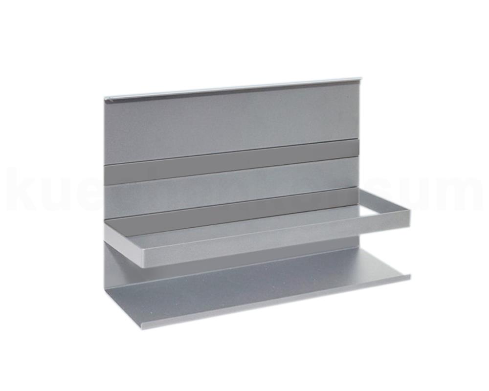 Linero MosaiQ Universalablage 200 mit Rahmen titangrau 350 x 110 x 200 mm