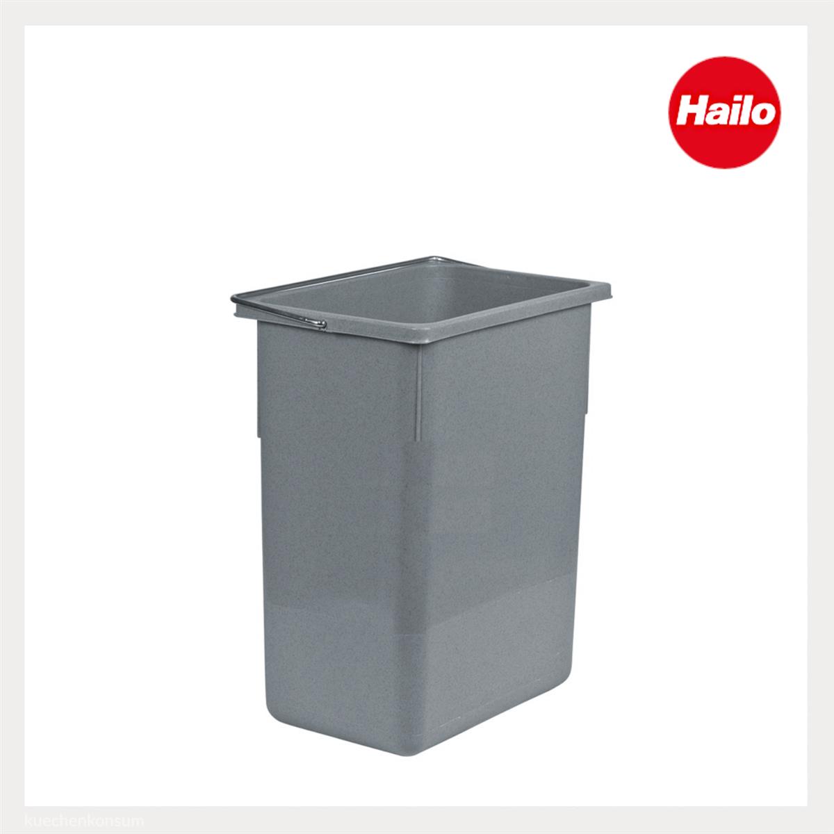 Hailo Inneneimer 1094089 hellgrau 8,5 L 226 x 150 x 287 mm mit Henkel