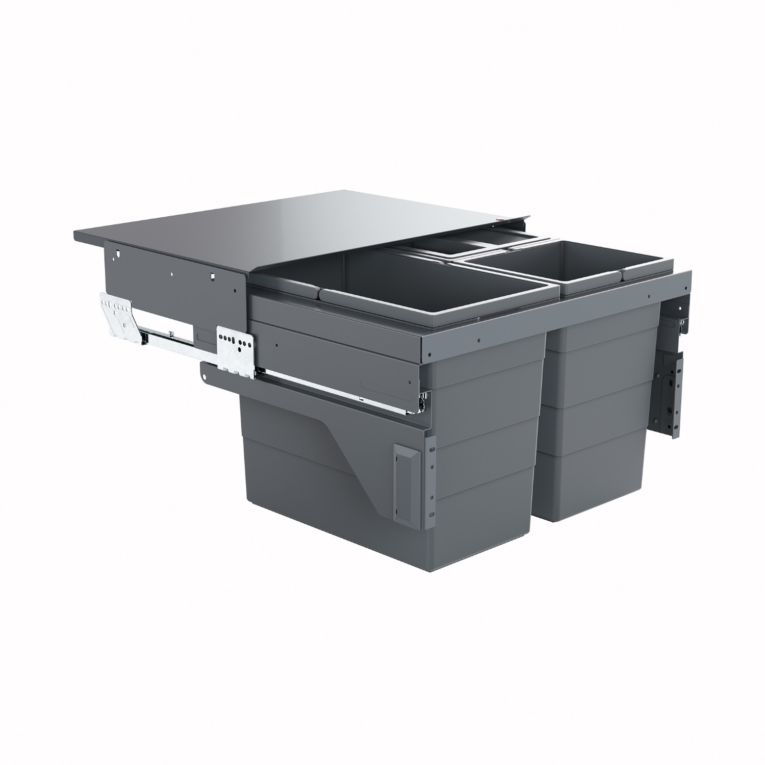 Hailo Abfallsammler 3610851 Cargo 600 Slide 54 Liter