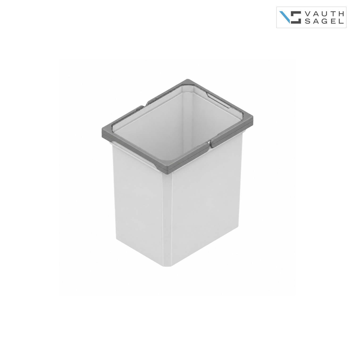Vauth Sagel Mülleimer 720834 Envi Free 230 x 302 x 326 mm Grau