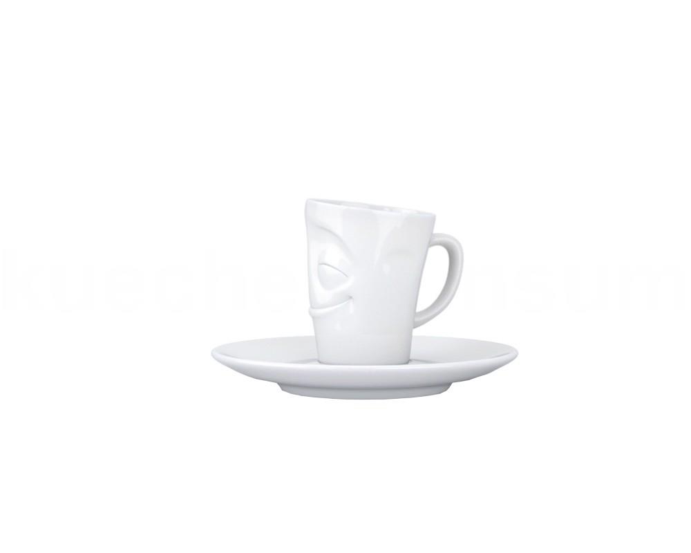 TV Tasse Espresso Mug 12 vergnügt weiß mit Henkel