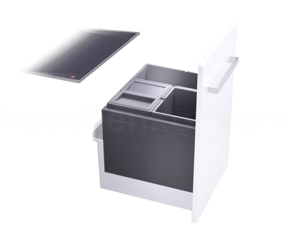 Hailo Abfallsammler 3631591 XL Inset 500 18/13/13 Triple-XL 18 + 2x 13 Liter