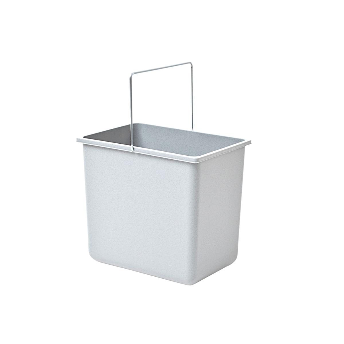 Hailo Inneneimer 1086249 hellgrau 18 L 316 x 226 x 286 mm mit Henkel