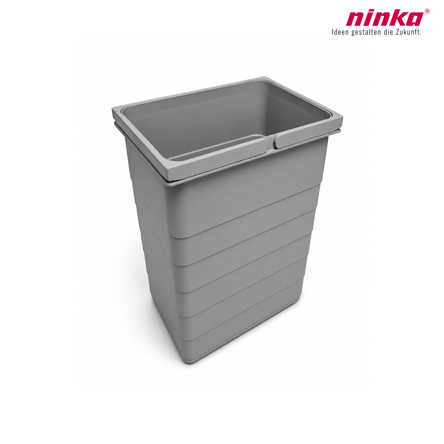 ninka Inneneimer-Set 5055.92 hellgrau 2x 17 + 2x 8 Liter 310 mm Höhe