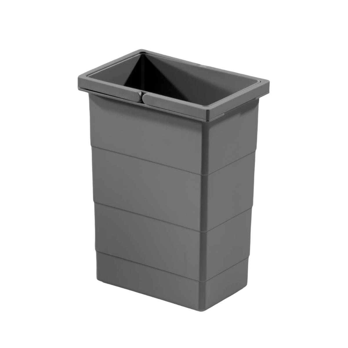 Hailo Inneneimer 1129909 dunkelgrau 8 L 226 x 156 x 295 mm 2 Henkel