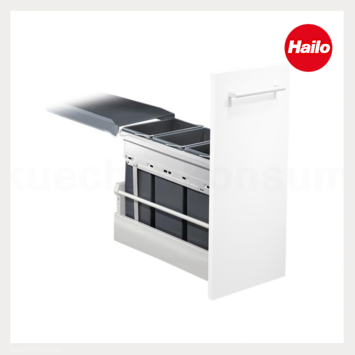 Hailo Abfallsammler 3663131 TZ Inset Terzett 3x 10 Liter