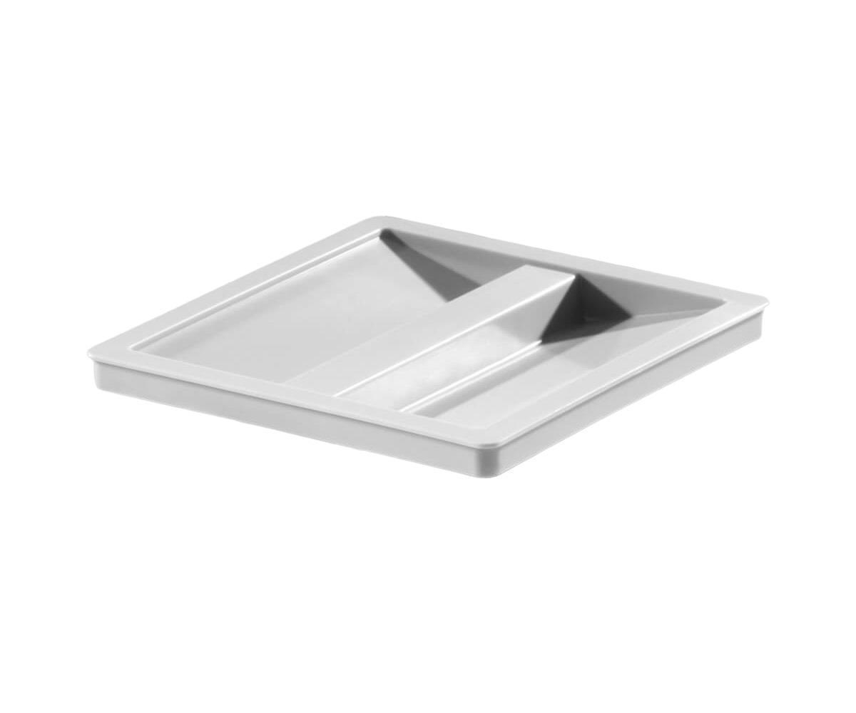 Hailo Inneneimer 1091309 hellgrau 15 L 220 x 230 x 350 mm mit Deckel