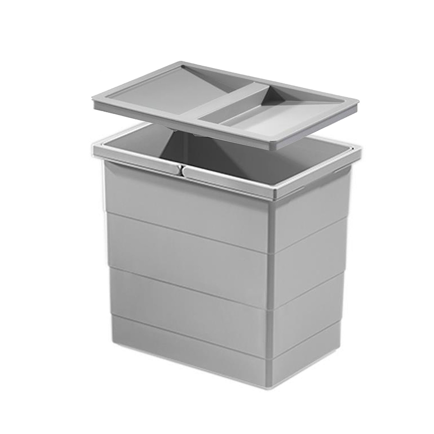 Hailo Inneneimer 1093479 mit Deckel 18 L 320x226x295 mm 2 Henkel