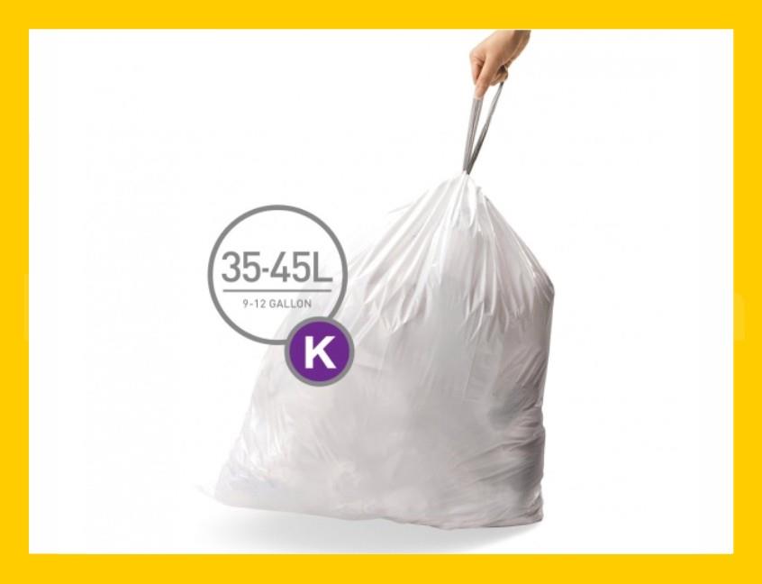 Simplehuman Müllbeutel K 38 Liter im Pack 20 Stück