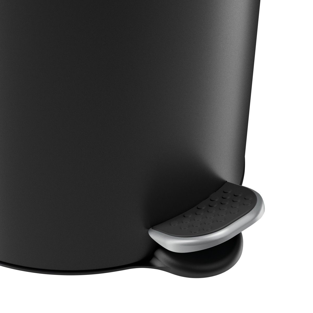 Hailo Standmülleimer 5050601 Selekta rund 5 Liter schwarz