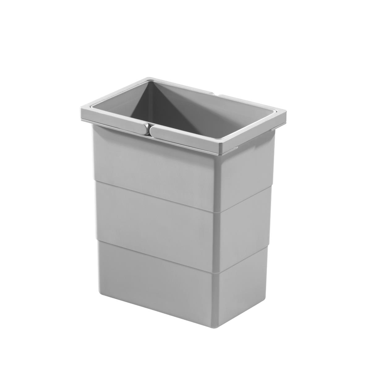 Hailo Inneneimer 1102439 hellgrau 7 Liter 226 x 156 x 255 mm 2 Henkel