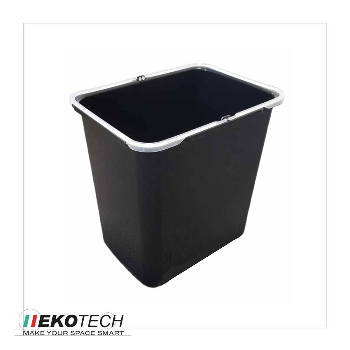 Ekotech Ersatzeimer 16 Liter für Aladin oder Ekko Schwarz