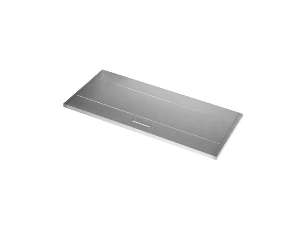 Thebo Tischsteckdose 17126 APS 11 3fach und Klappdeckel ALU