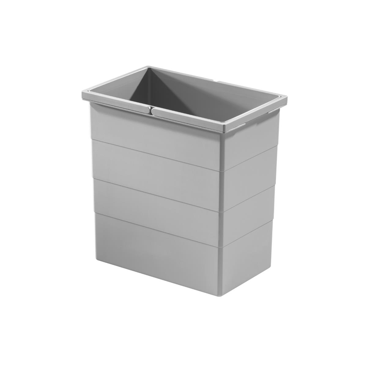 Hailo Inneneimer 1076129 hellgrau 24 Liter 350 x 226 x 350 mm 2 Henkel