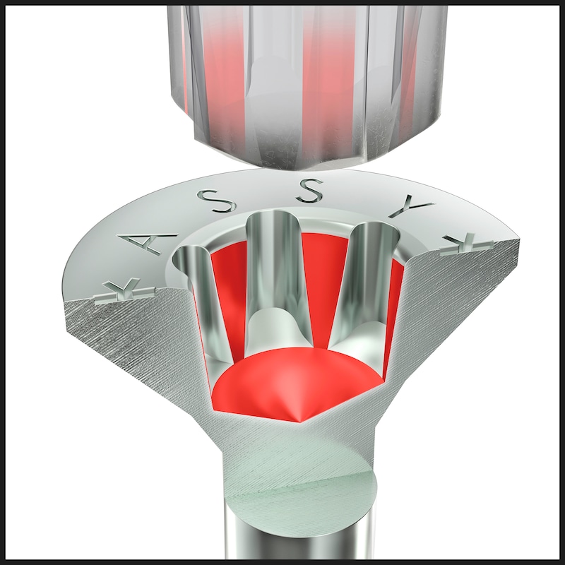 Würth ASSY 4 BP Rückwandschrauben 3x35 RW10, 500 Stück