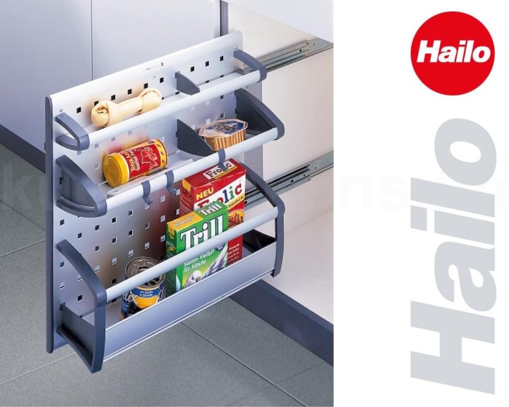 Hailo Auszug 3903001 Combi Vario Seitenwandauszug 3-etagig m Cliphaken