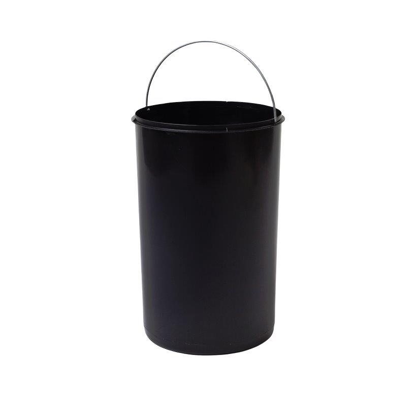 Hailo Inneneimer 1030459 rund mit Henkel schwarz 20 Liter 272 x 415 mm