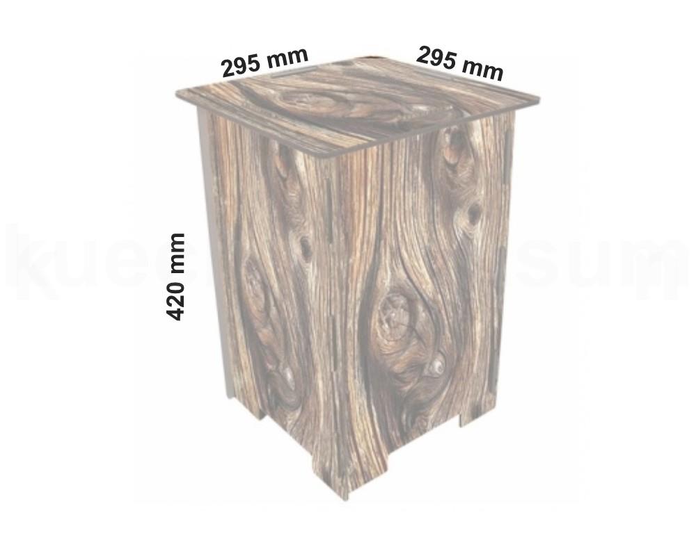 Werkhaus Photohocker SH8086 Holz 295 x 295 x 420 mm