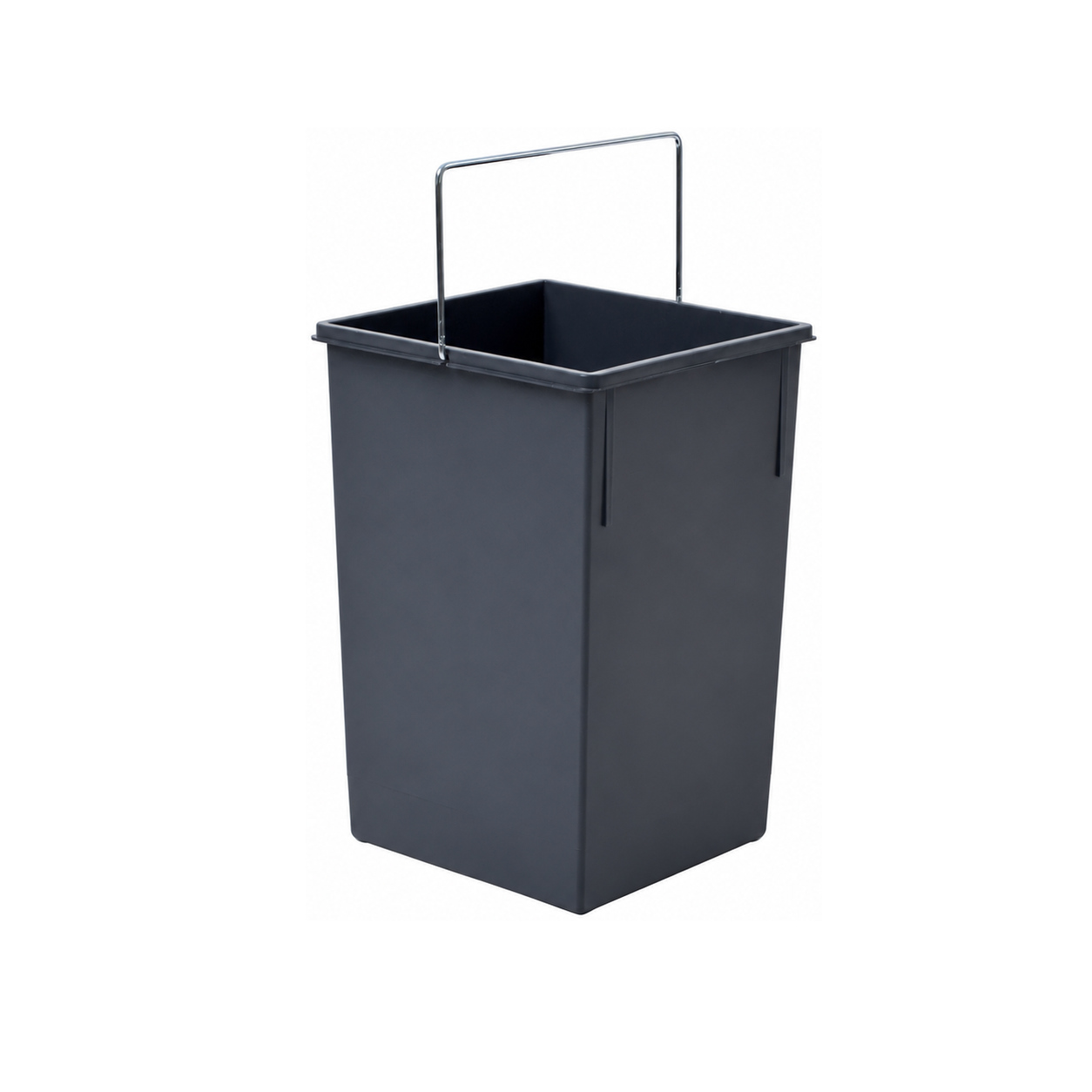 Hailo Inneneimer 1220189 basaltgrau 15 Liter 230 x 220 x 350 mm mit Henkel