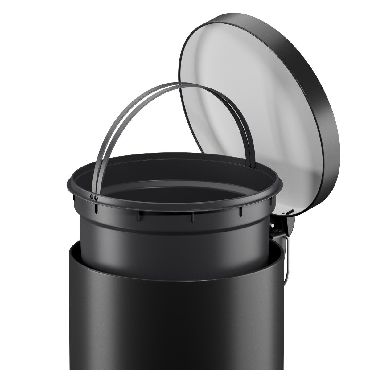 HAILO Standmülleimer 5020601 Selekta rund 20 L Schwarz
