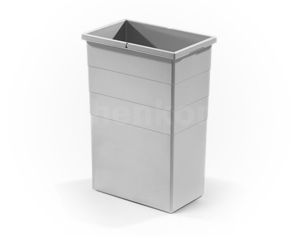 Hailo Inneneimer 1100709 hellgrau 29 Liter 350 x 226 x 485 mm 2 Henkel