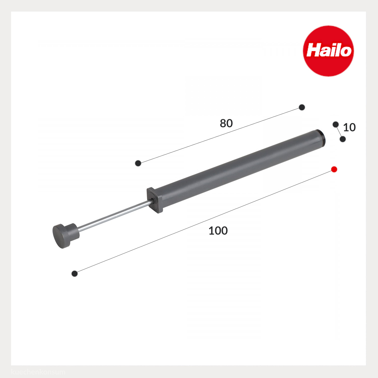 HAILO Standmülleimer Dämpfer 1136419 für Öko Plus, Solid Öko