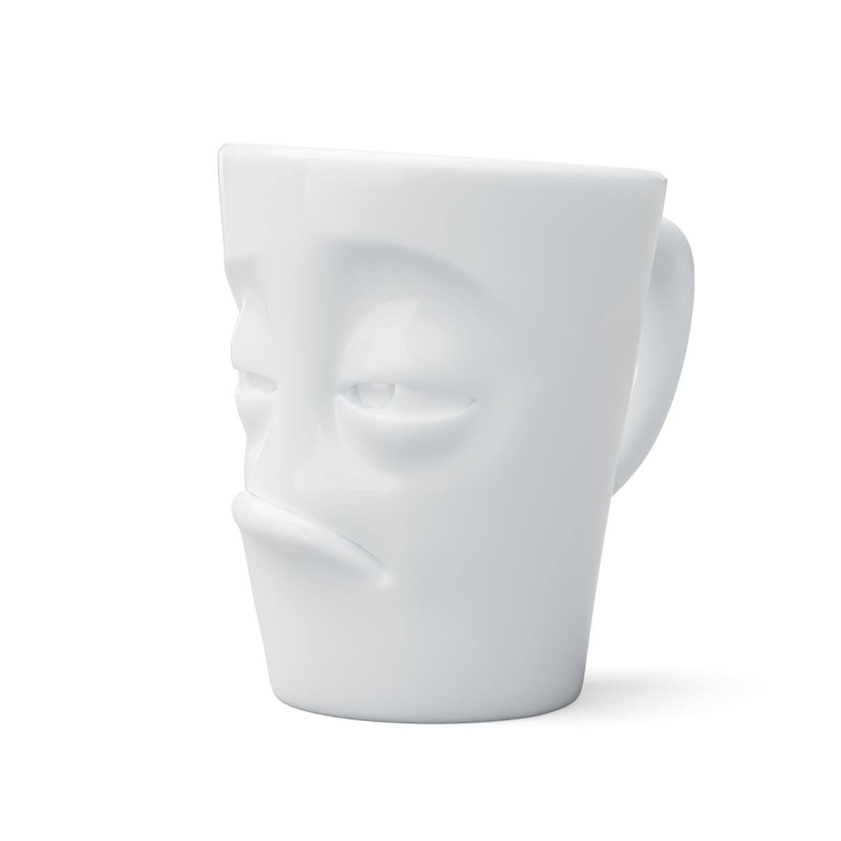 TV Tasse Kaffeebecher 88 Henkelbecher Verpennt weiß