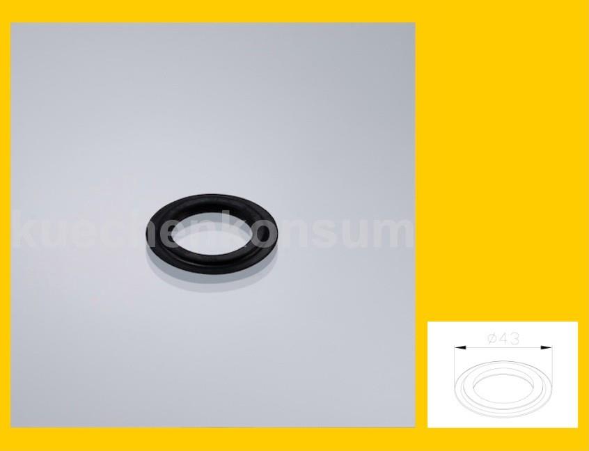 Universal-Lippendichtung 43 mm Durchmesser für Stopfenventil und Siebkörbchen