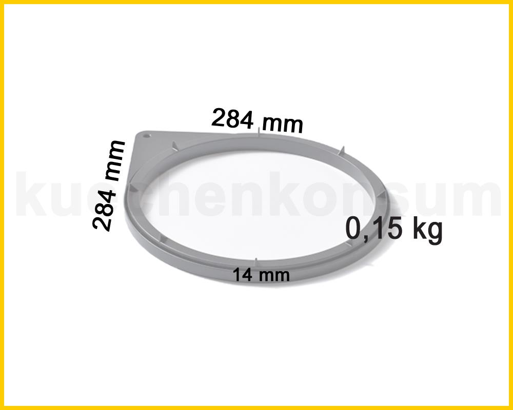 Hailo Mantelring unten 1030169 braun schwarz für Big-Box Abfallsammler