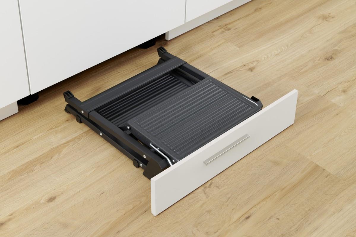 Hailo Sockelblendenhalter 4496001 für StepFix 3. Generation glanzverzinkt