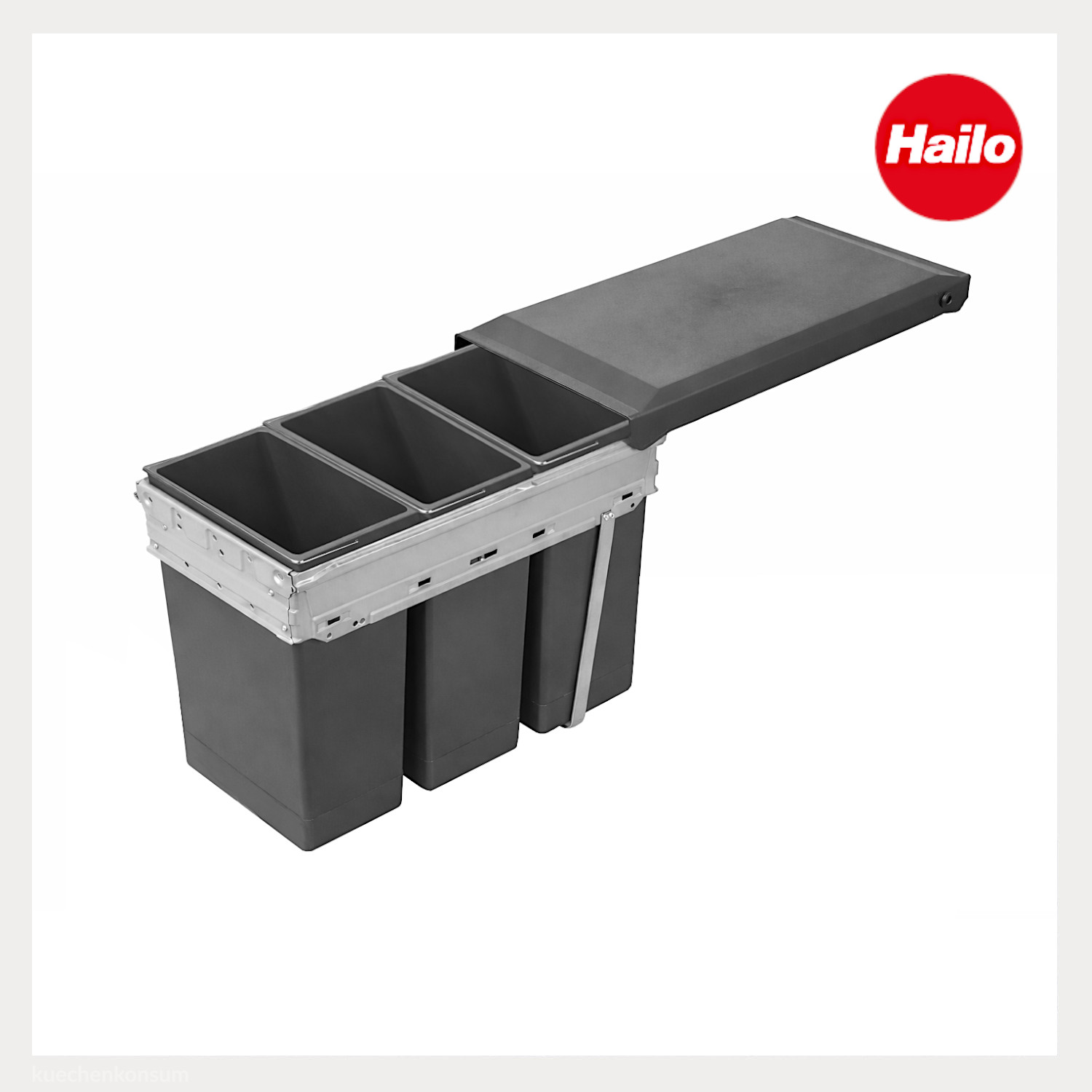Hailo Abfallsammler 3663131 TZ Inset Terzett 3x 10 Liter