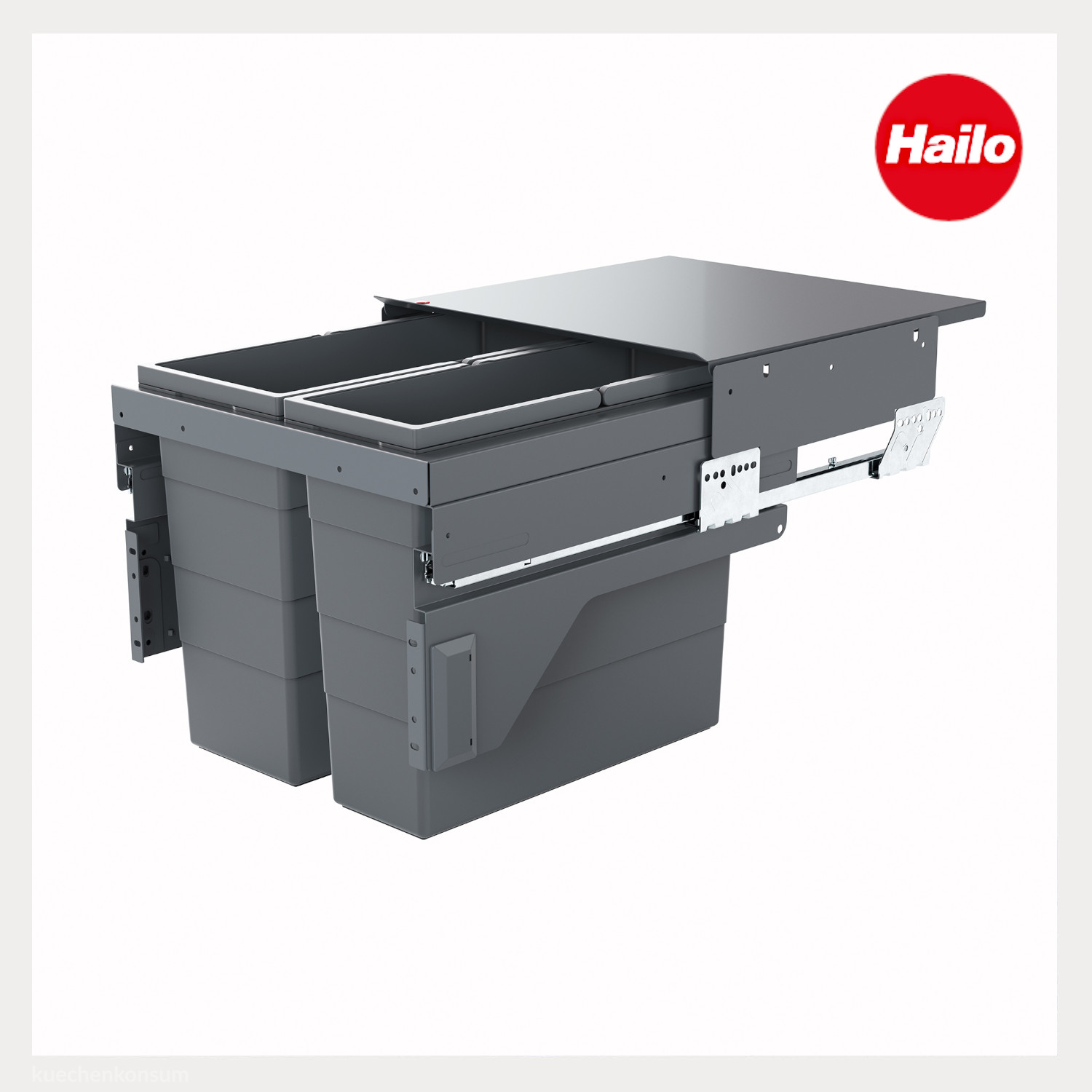 Hailo Abfallsammler 3610811 Cargo 450 Slide 38 Liter