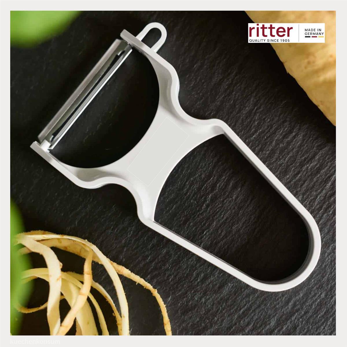 Ritter Sparschäler 203025 mit mobiler beweglicher Klinge Edelstahl