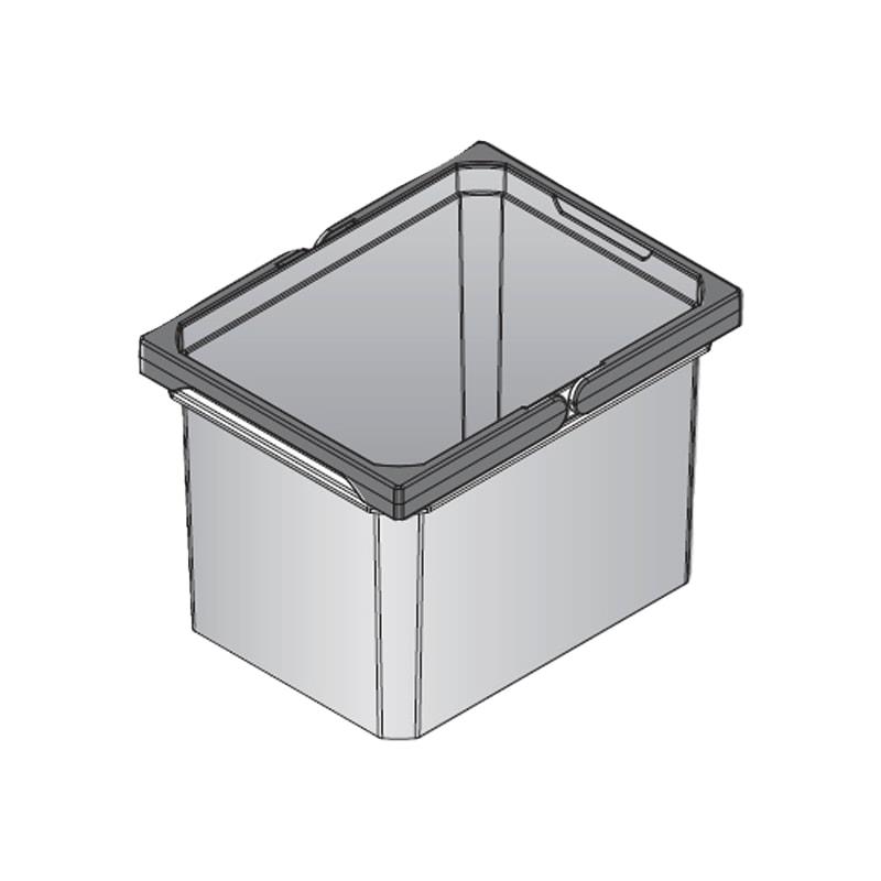 Vauth Sagel Mülleimer 720803 mit Filterdeckel Envi Free 230 x 302 x 216 mm Anthrazit