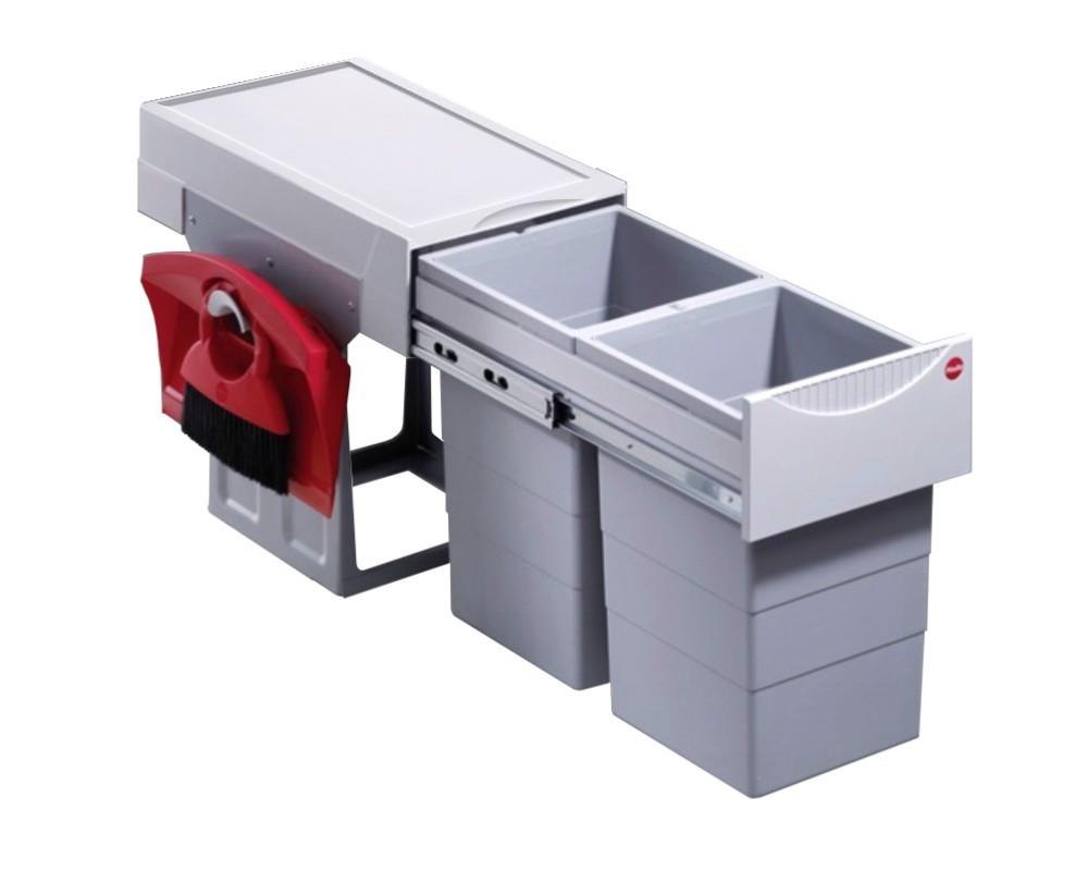 Hailo Abfallsammler 3666801 plus TA Swing Tandem 2x15 Liter