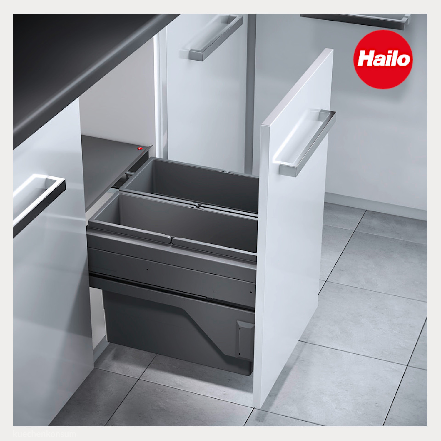 Hailo Abfallsammler 3610811 Cargo 450 Slide 38 Liter