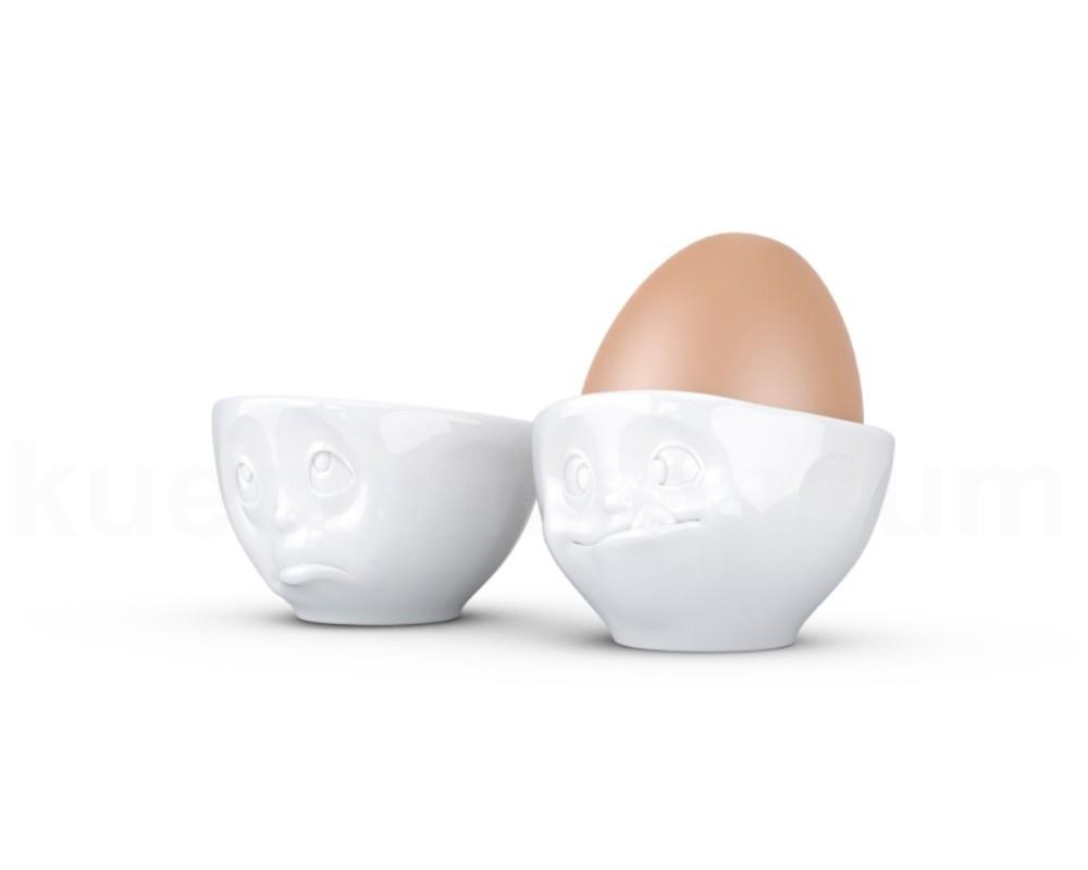TV Tasse Eierbecher 52.01 Och bitte und Lecker weiß