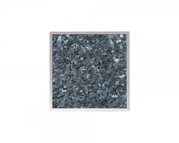 Einbau Granitfeld Blue Pearl inkl. Edelstahlwanne 250 x 250 x 10 mm