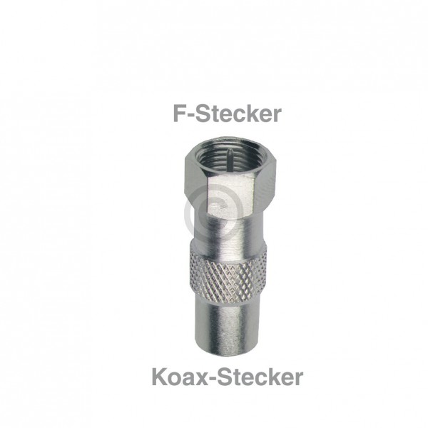 Europart Adapter F-Stecker/Koax-Stecker