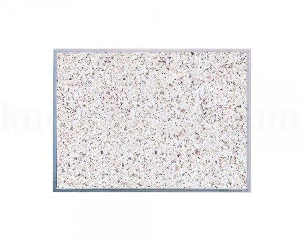 Einbau Granitfeld Bianco Crystall inkl. Edelstahlwanne 510 x 325 x 10 mm
